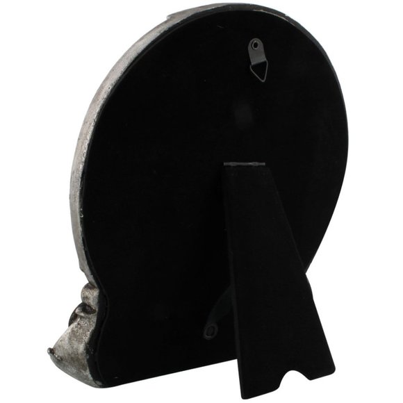 DISCONTINUED!! Alchemy Gothic Black Cat Silver Moon Mirror NIB Wall or Desk - Picture 4 of 4